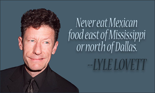 Lyle Lovett quote